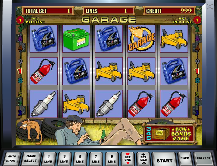 Игровой аппарат Garage в казино онлайн Миллион
